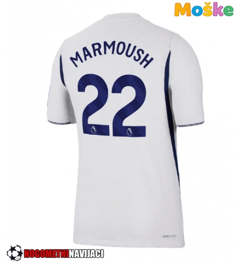Moške Nogometnih dresov Tottenham Hotspur Omar Marmoush #22 Domači 2026-27 Kratki rokavi Moške Nogometnih dresov Tottenham Hotspur Omar Marmoush #22 Domači 2026-27 Kratki rokavi